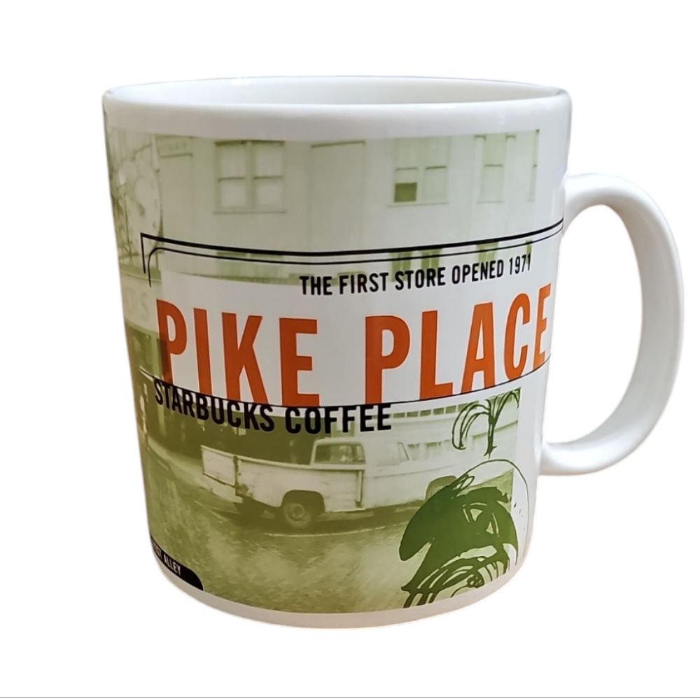 Vtg Starbucks Pike Place 1999 Mug